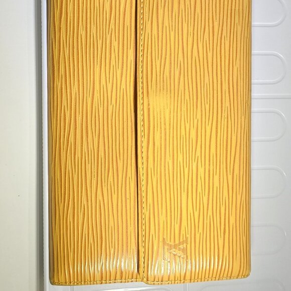 LOUIS VUITTON SARAH PORTE FEUILLE YELLOW - Picture 1 of 13